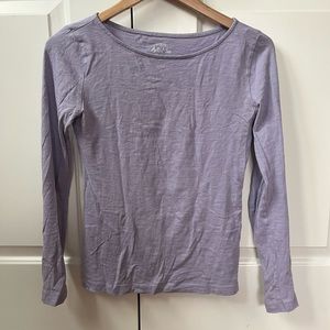 Heather Boat Neck Soft Tee